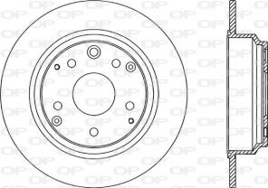 Open Parts BDR2188.10 - Brzdový kotúč -