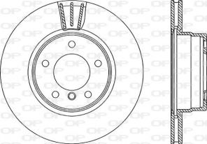 Open Parts BDR2197.20 - Brzdový kotúč -