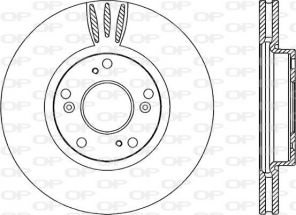 Open Parts BDR2226.20 - Brzdový kotúč -