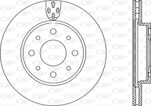 Open Parts BDR2234.20 - Brzdový kotúč -