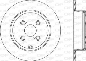 Open Parts BDR2260.10 - Brzdový kotúč -