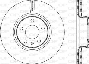 Open Parts BDR2268.20 - Brzdový kotúč -