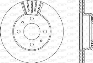 Open Parts BDR2289.20 - Brzdový kotúč -