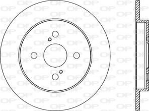 Open Parts BDR2293.10 - Brzdový kotúč -