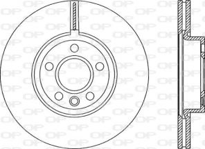 Open Parts BDR2302.20 - Brzdový kotúč -