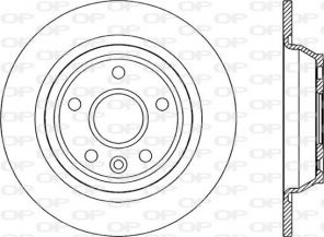 Open Parts BDR2303.10 - Brzdový kotúč -