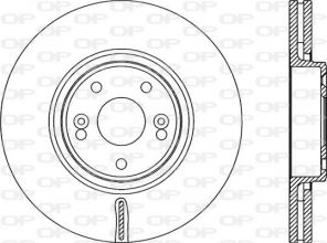 Open Parts BDR2323.20 - Brzdový kotúč -