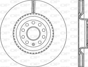 Open Parts BDR2337.20 - Brzdový kotúč -