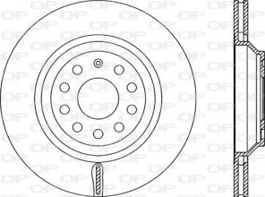 Open Parts BDR2338.20 - Brzdový kotúč -