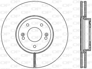 Open Parts BDR2407.20 - Brzdový kotúč -