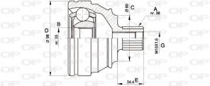 Open Parts CVJ5121.10 - Homokinetický kĺb