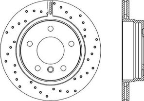 Open Parts BDRS1755.25 - Brzdový kotúč -
