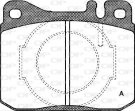 Open Parts BPA0010.40 - Brzdové platničky -