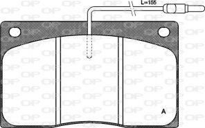 Open Parts BPA0044.02 - Brzdové platničky -