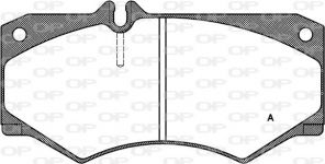 Open Parts BPA0047.30 - Brzdové platničky -