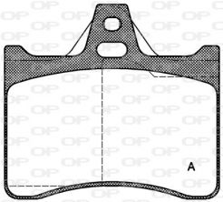 Open Parts BPA0088.10 - Brzdové platničky -