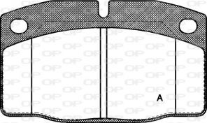 Open Parts BPA0101.20 - Brzdové platničky -