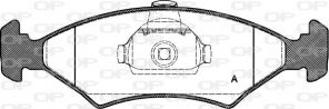 Open Parts BPA0119.10 - Brzdové platničky -