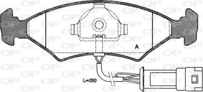 Open Parts BPA0119.32 - Brzdové platničky -