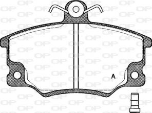 Open Parts BPA0146.14 - Brzdové platničky -