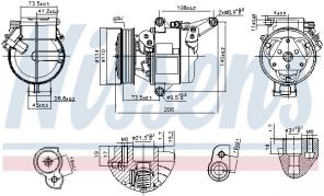 Nissens 890948 - Kompresor -