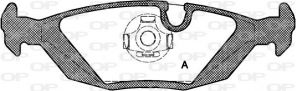 Open Parts BPA0155.10 - Brzdové platničky -