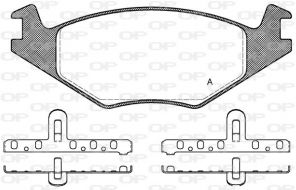 Open Parts BPA0171.20 - Brzdové platničky -