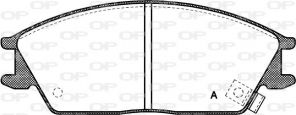 Open Parts BPA0224.02 - Brzdové platničky -