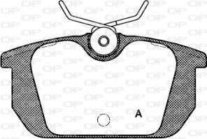 Open Parts BPA0231.00 - Brzdové platničky -