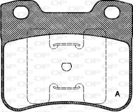 Open Parts BPA0247.10 - Brzdové platničky -