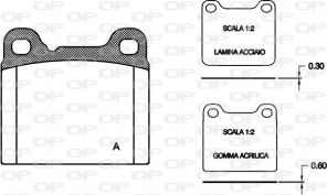 Open Parts BPA0257.20 - Brzdové platničky -