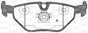Open Parts BPA0265.40 - Brzdové platničky -