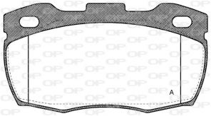 Open Parts BPA0266.10 - Brzdové platničky -