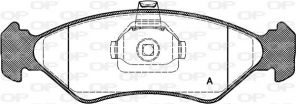 Open Parts BPA0285.20 - Brzdové platničky -