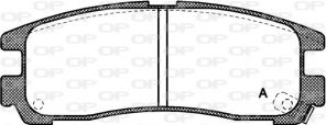 Open Parts BPA0291.02 - Brzdové platničky -