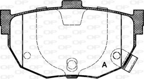 Open Parts BPA0294.22 - Brzdové platničky -