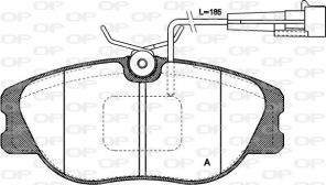 Open Parts BPA0305.12 - Brzdové platničky -