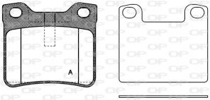 Open Parts BPA0321.10 - Brzdové platničky -