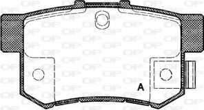 Open Parts BPA0325.22 - Brzdové platničky -