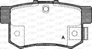 Open Parts BPA0325.32 - Brzdové platničky -