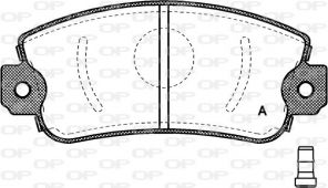 Open Parts BPA0372.02 - Brzdové platničky -