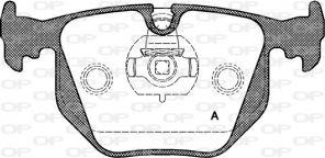 Open Parts BPA0381.30 - Brzdové platničky -