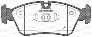 Open Parts BPA0384.40 - Brzdové platničky -