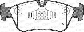 Open Parts BPA0384.60 - Brzdové platničky -
