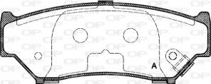 Open Parts BPA0389.12 - Brzdové platničky -