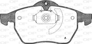 Open Parts BPA0390.10 - Brzdové platničky -