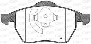 Open Parts BPA0390.20 - Brzdové platničky -