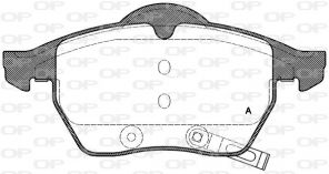 Open Parts BPA0390.32 - Brzdové platničky -
