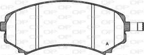 Open Parts BPA0396.10 - Brzdové platničky -