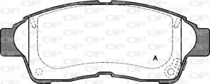 Open Parts BPA0402.02 - Brzdové platničky -